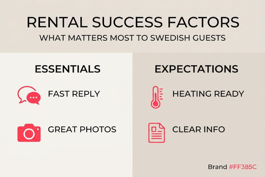 Infographic of key Swedish rental factors