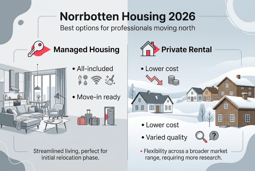 Infographic comparing main housing options