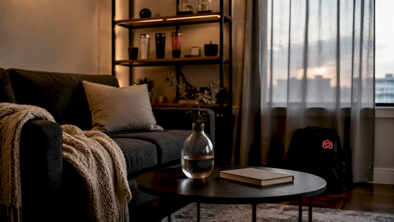 Scandinavian style temporary executive apartment