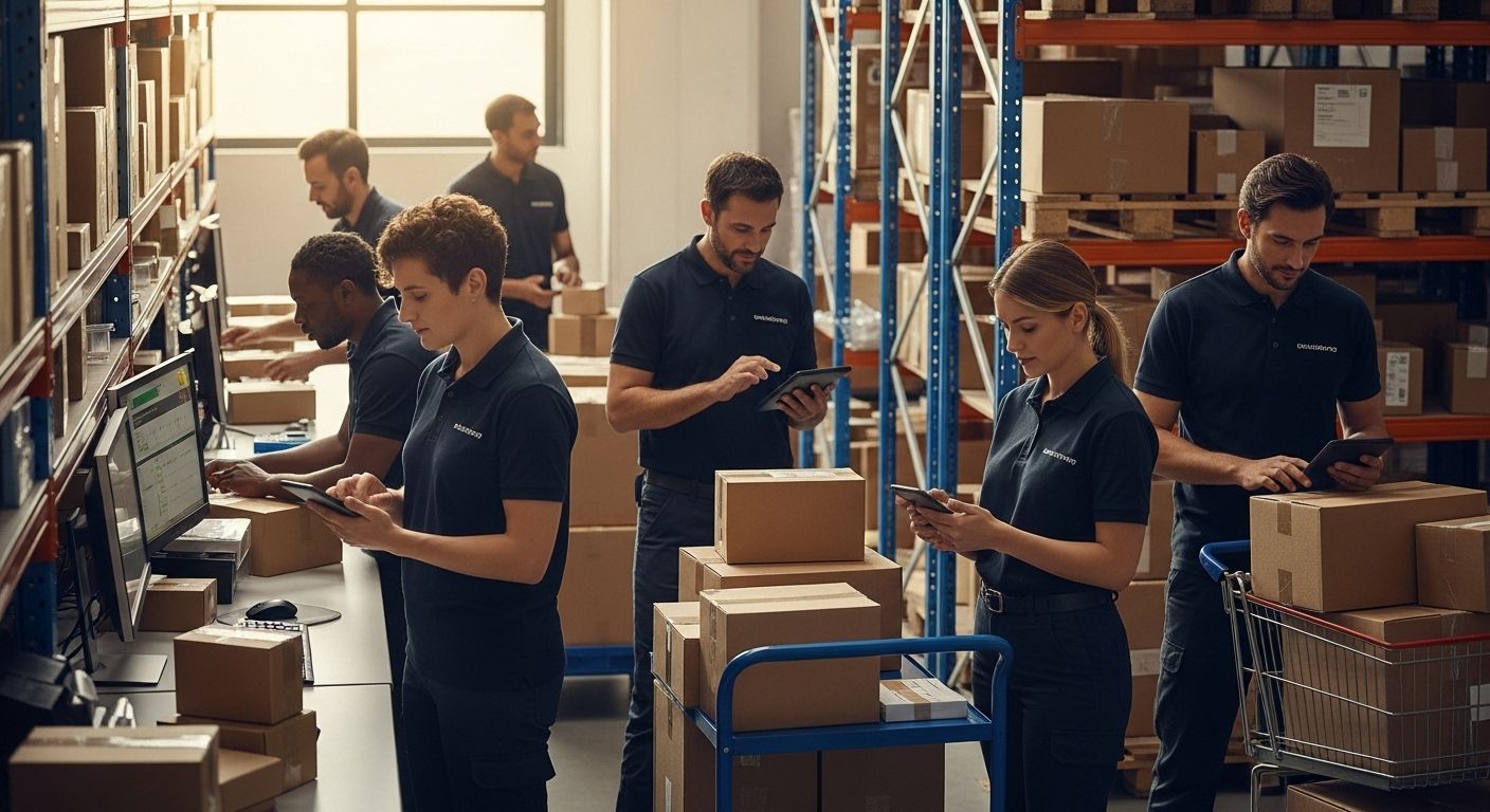 ecommerce logistics teamwork