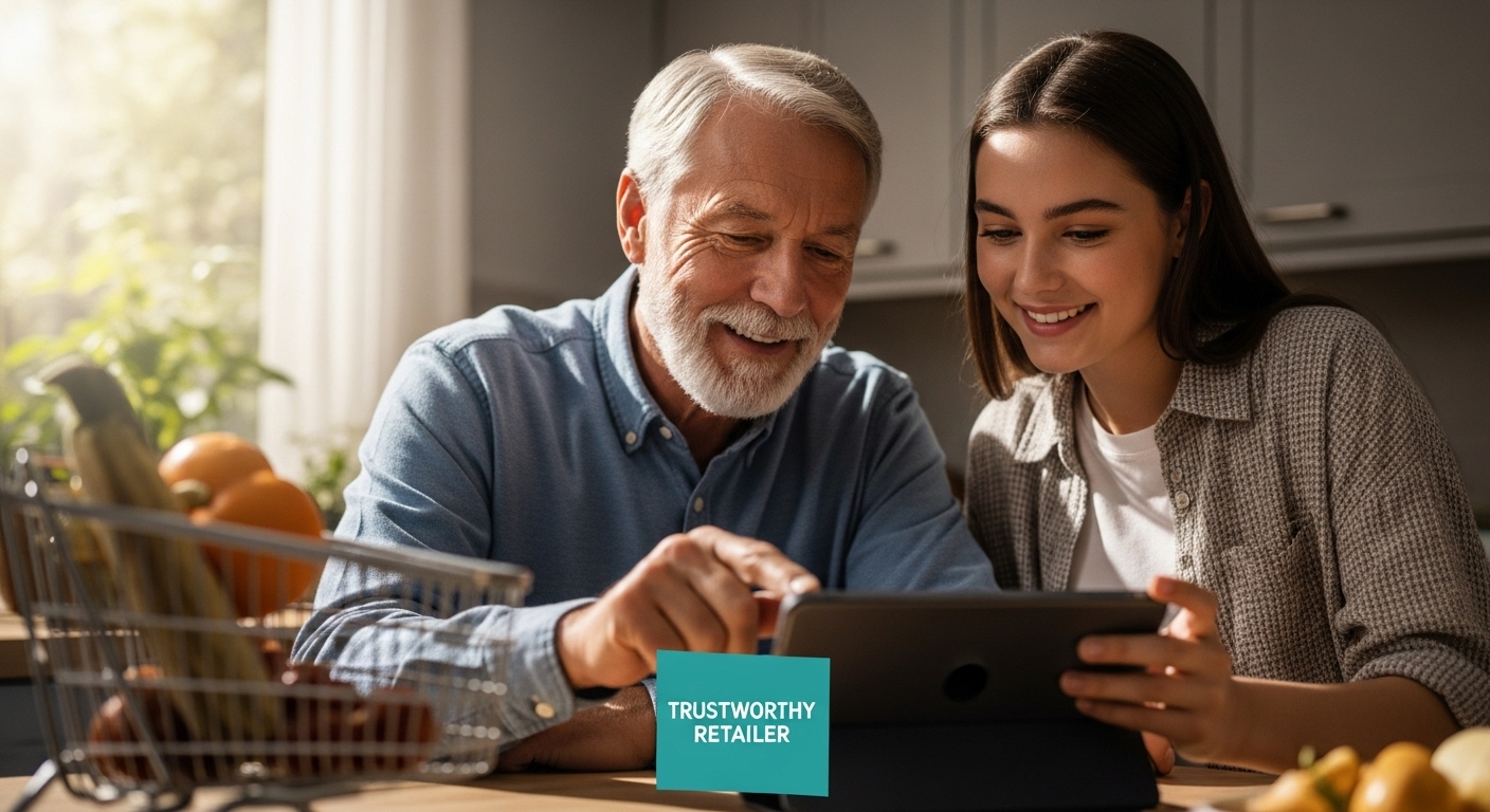 trust online retailer photo
