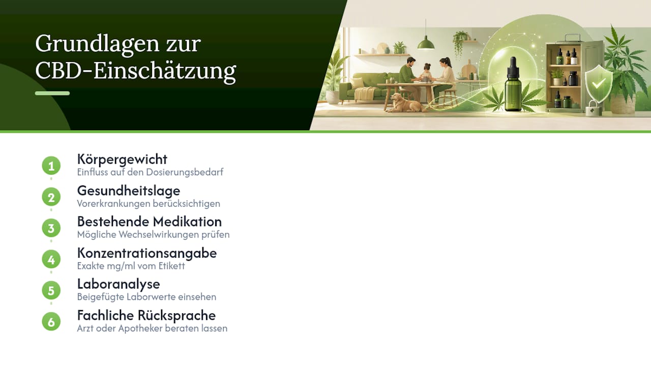 Grundlagen zur persönlichen Einschätzung von CBD