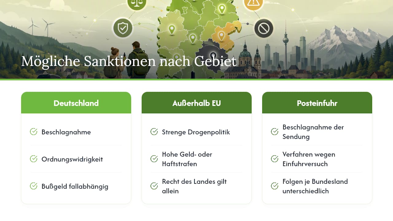 Welche Bußgelder oder Strafen drohen bei Verstößen? — overview diagram