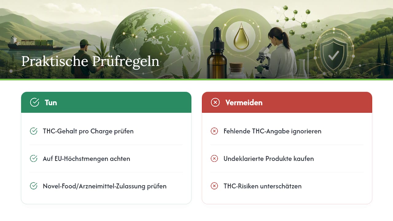 Ist CBD‑Öl in Deutschland legal und was gilt als Grenzwert? — overview diagram