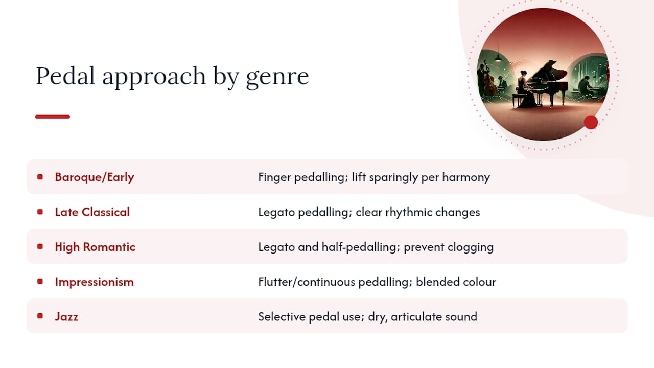 Choosing your approach by genre and context — overview diagram