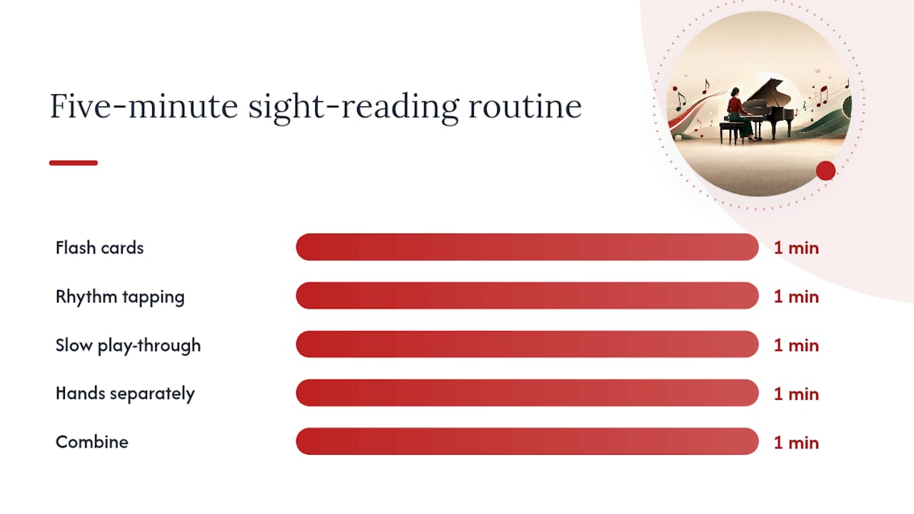 What's a practice routine that actually builds sight-reading speed? — overview diagram