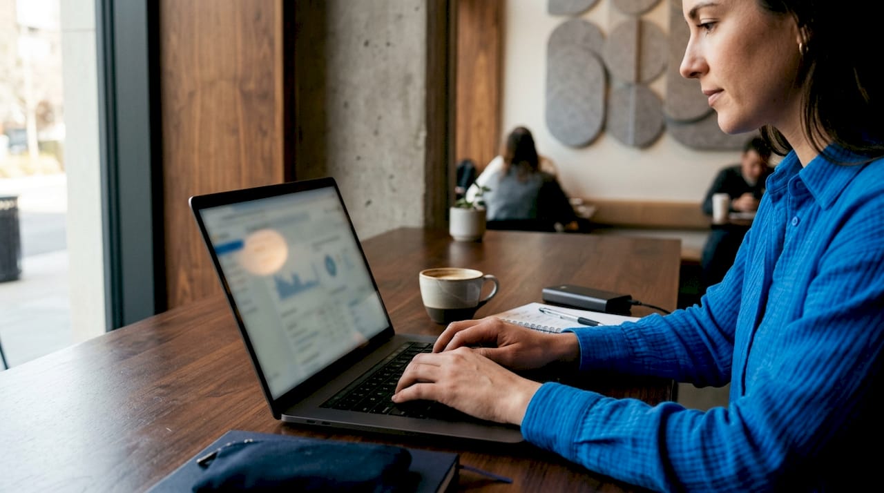 Hands setting up caching and image optimization