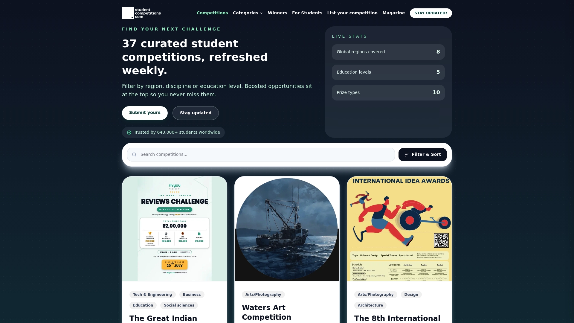 https://studentcompetitions.com