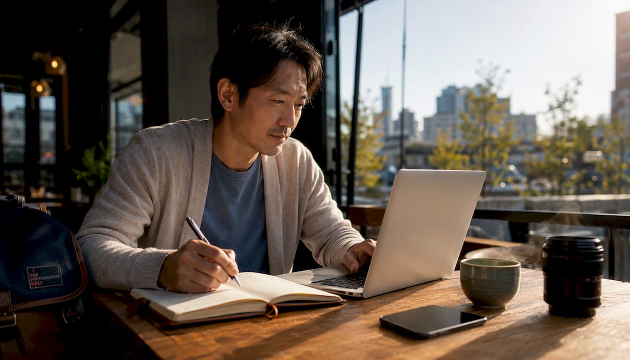 Photographer researching open call directories