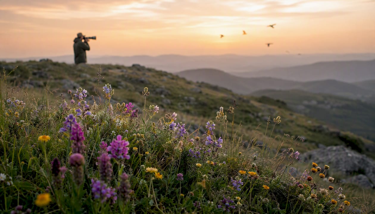Instantánea de la naturaleza en pleno Parque Nacional español, capturando la belleza salvaje de su flora y fauna.