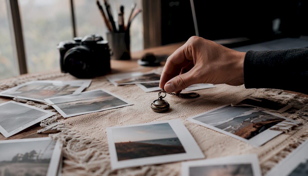 Objeto simbólico que forma parte de la serie fotográfica