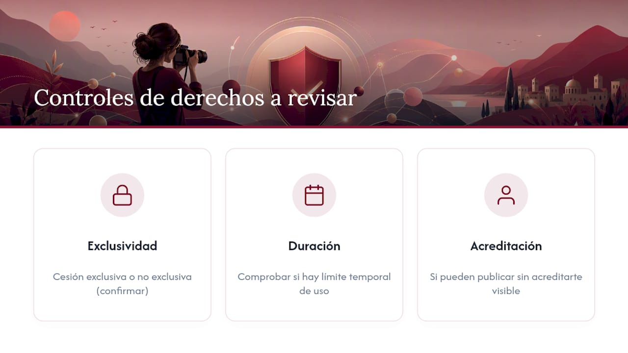 Tres pasos para verificar derechos antes de enviar
