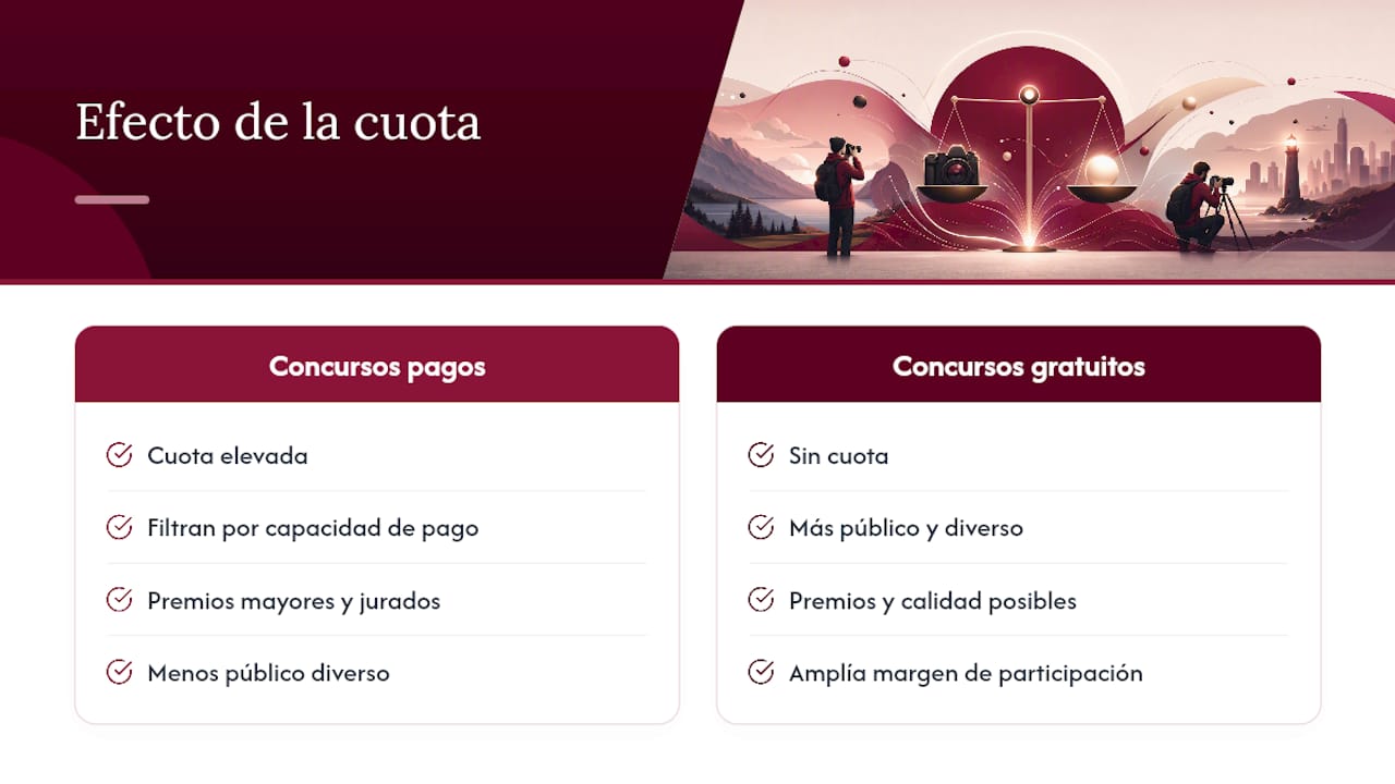 El efecto de las cuotas en quién puede permitirse participar — overview diagram