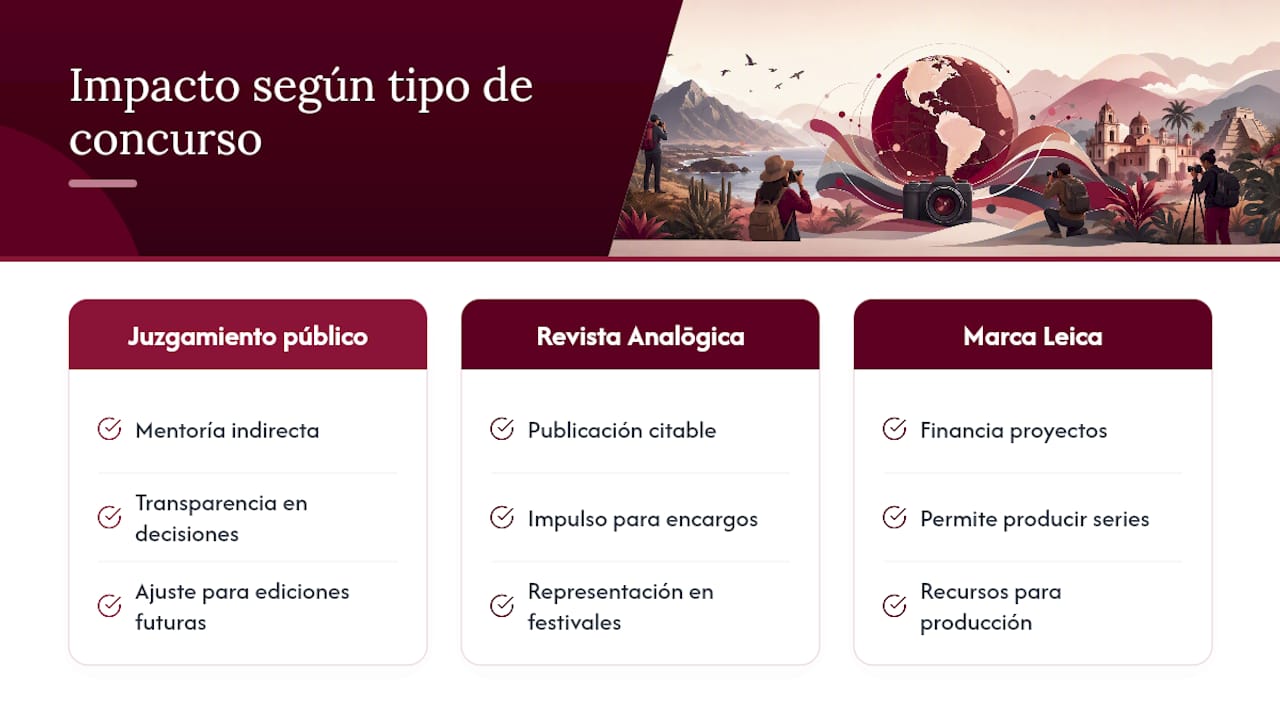 Fotógrafos latinoamericanos que despegaron gracias a un concurso — overview diagram
