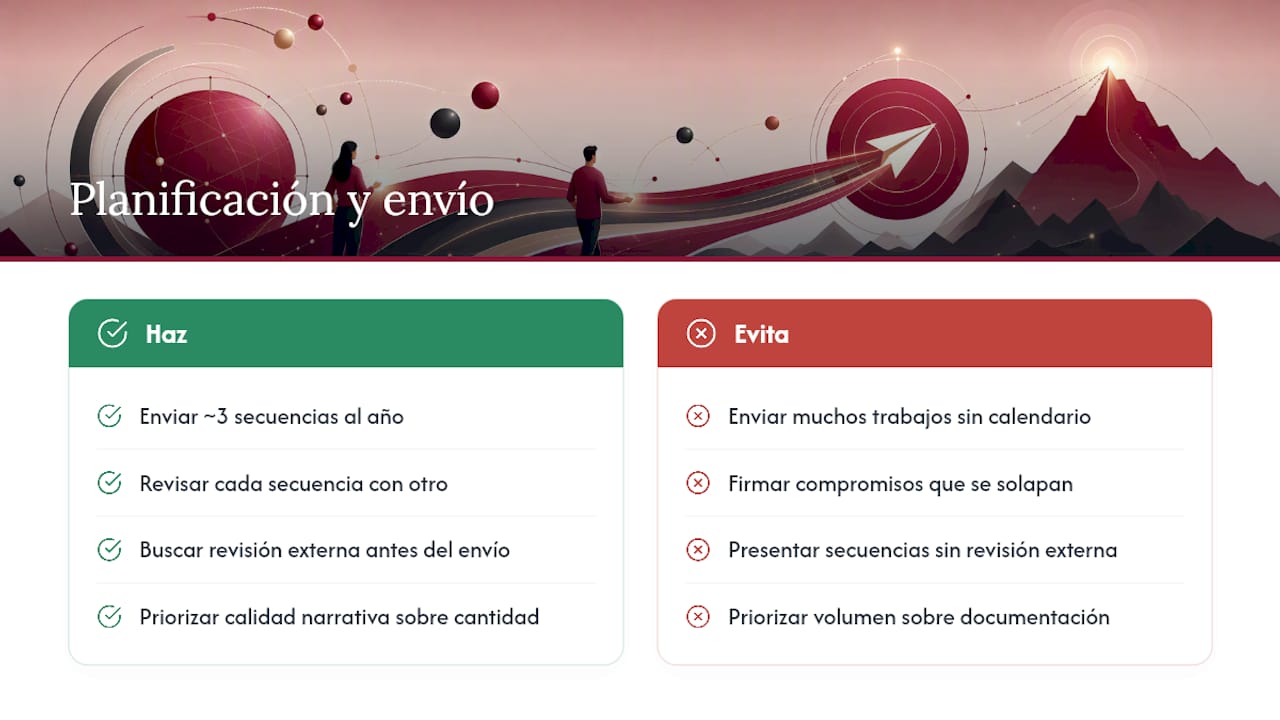 Consejos del editor para planificar tus envíos como profesional — overview diagram