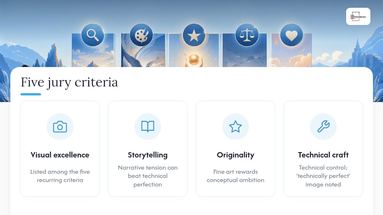 Five criteria photography juries use when judging