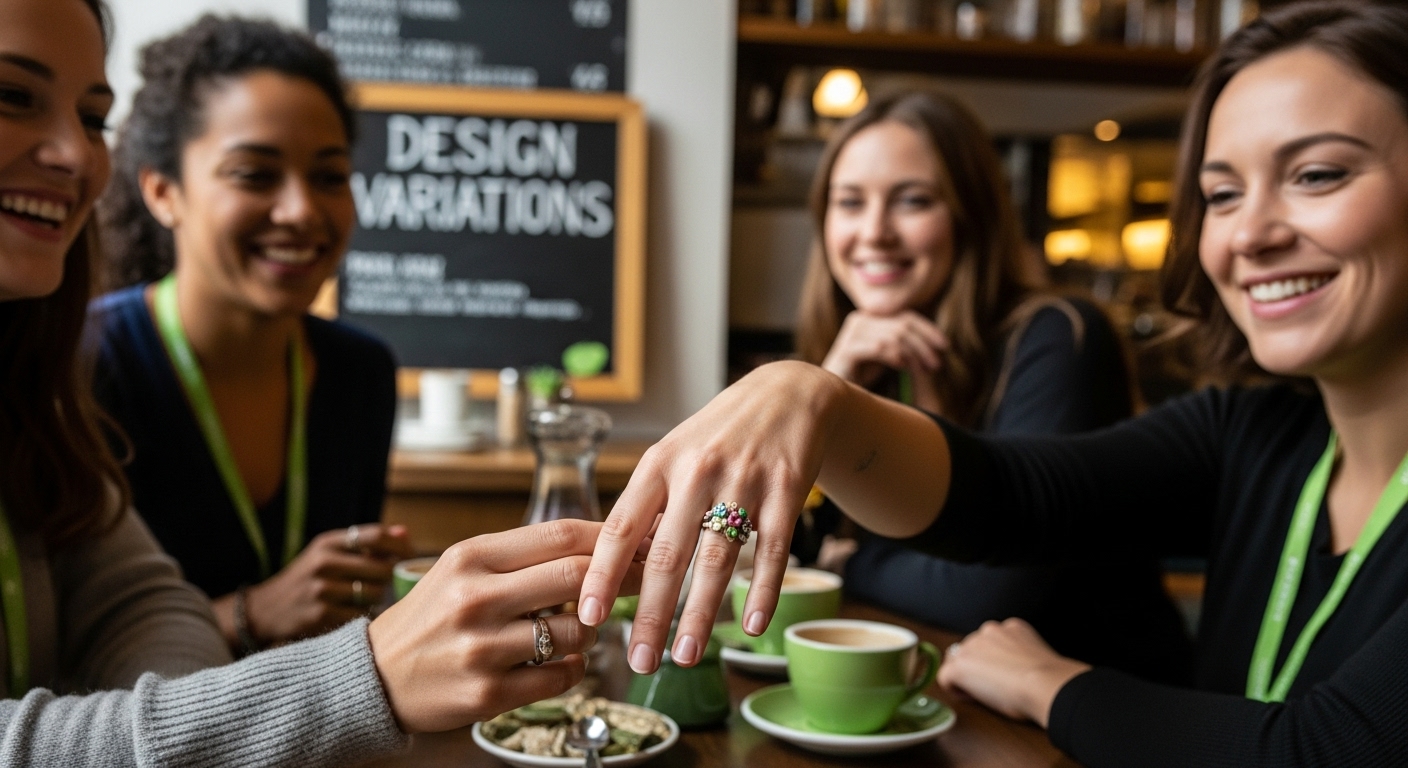 cluster ring design styles