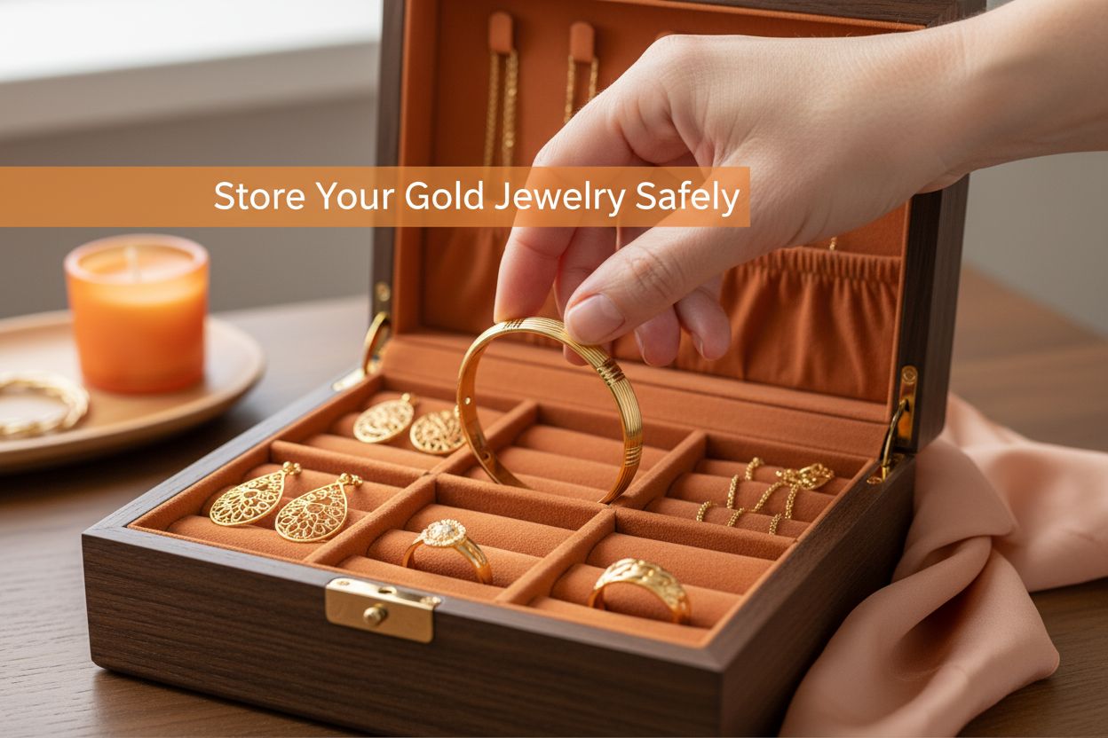gold jewelry storage protection