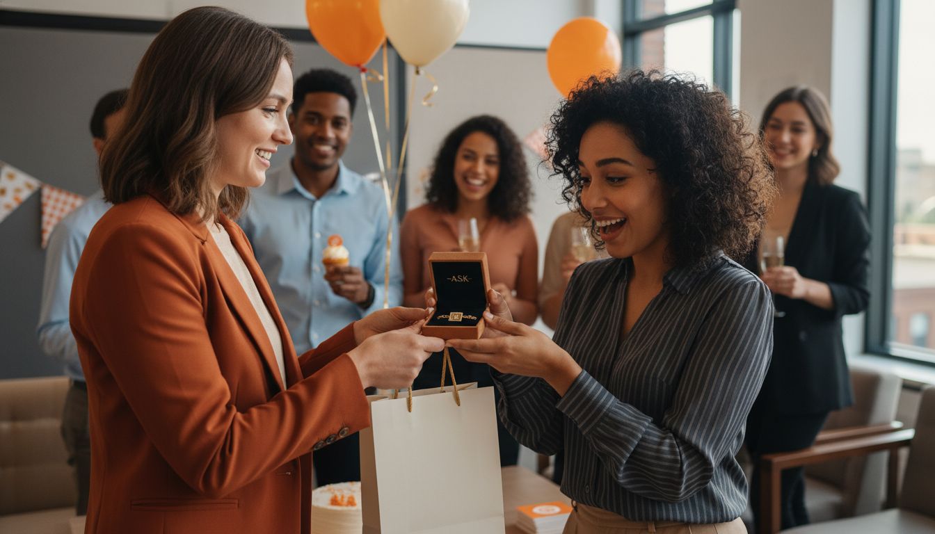 office jewelry gift giving