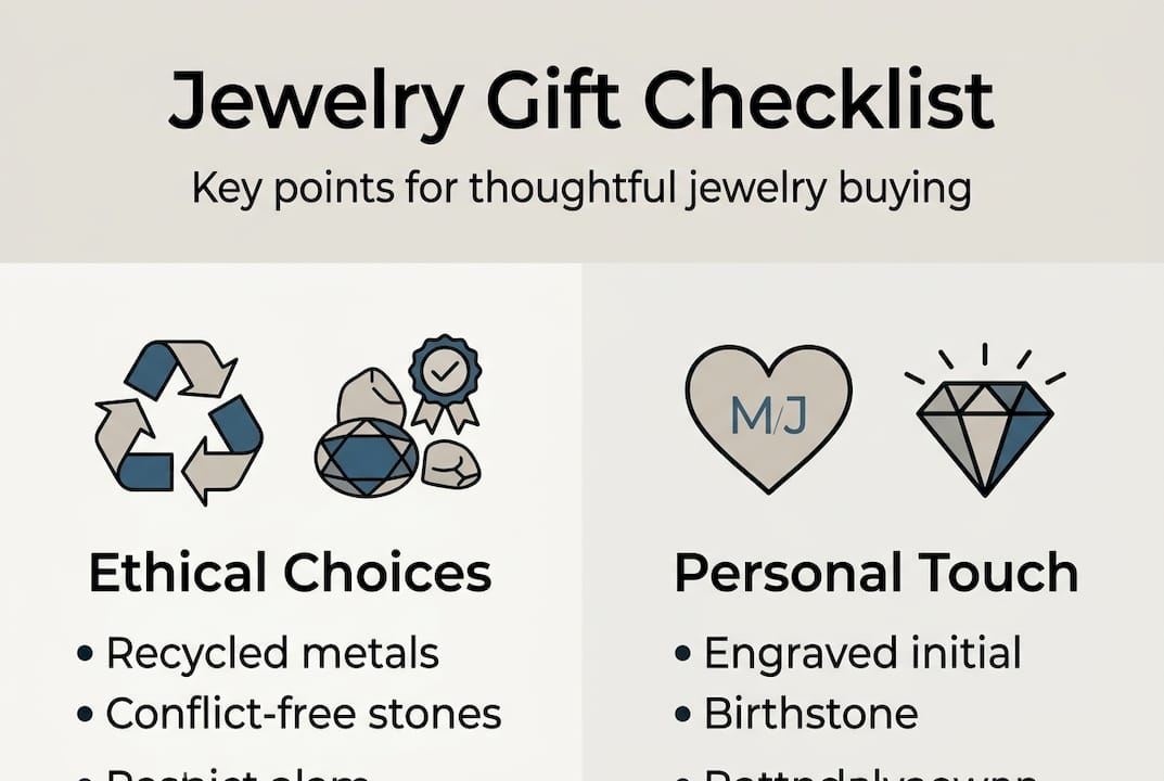 Infographic showing ethical choices and personal touches