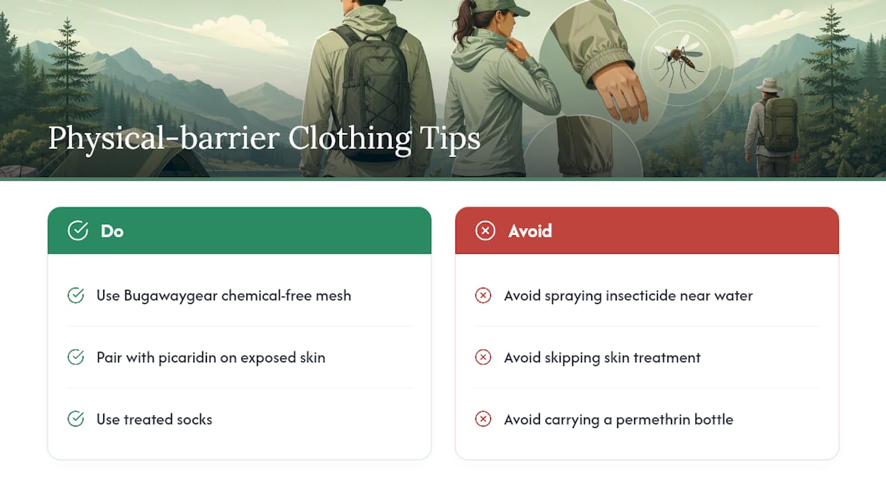 Physical-barrier clothing that cuts your chemical load â overview diagram