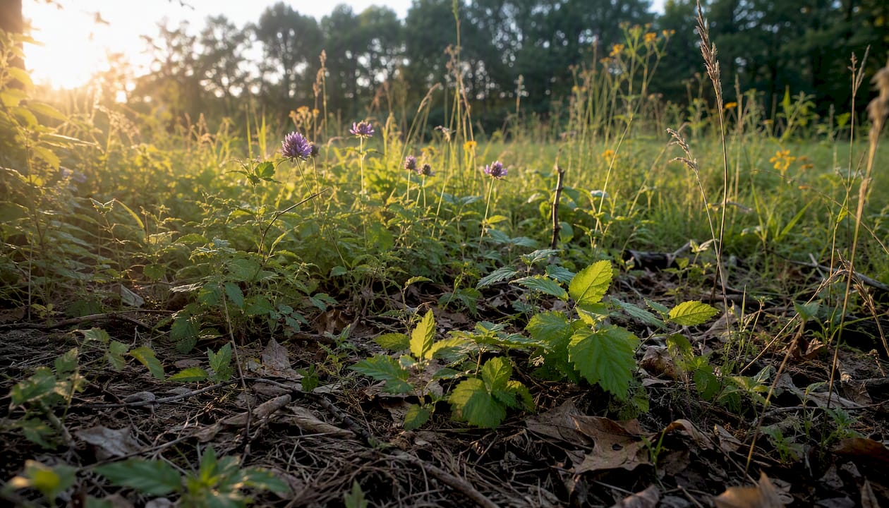 Northeastern forest undergrowth tick habitat