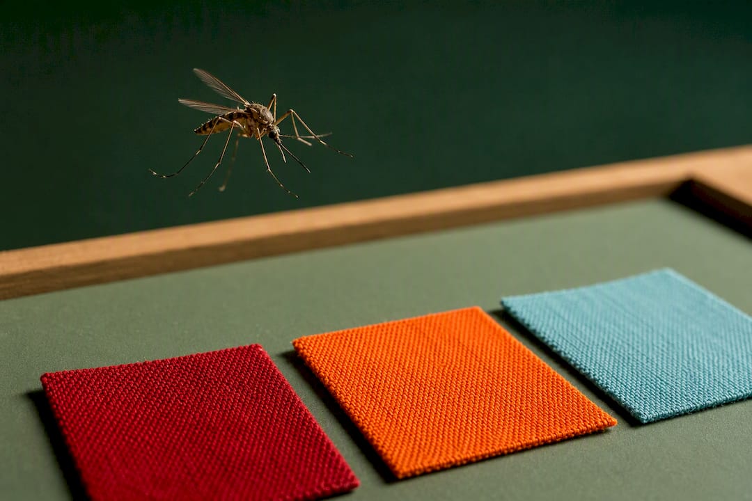 Red and Black Draw 3x More Mosquitoes: Wear Light Colors or Mesh