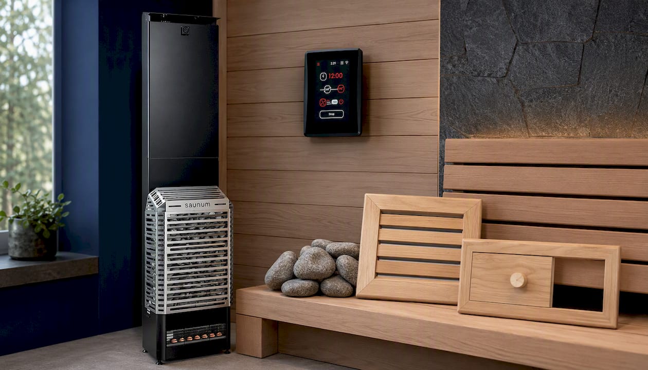Saunum Air 7 Sauna Heater Package