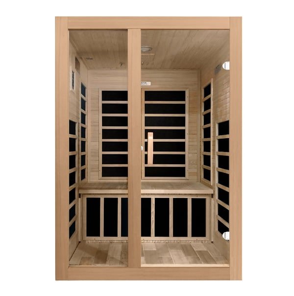 Dynamic "Santiago" 2-Person Low EMF Infrared Sauna
