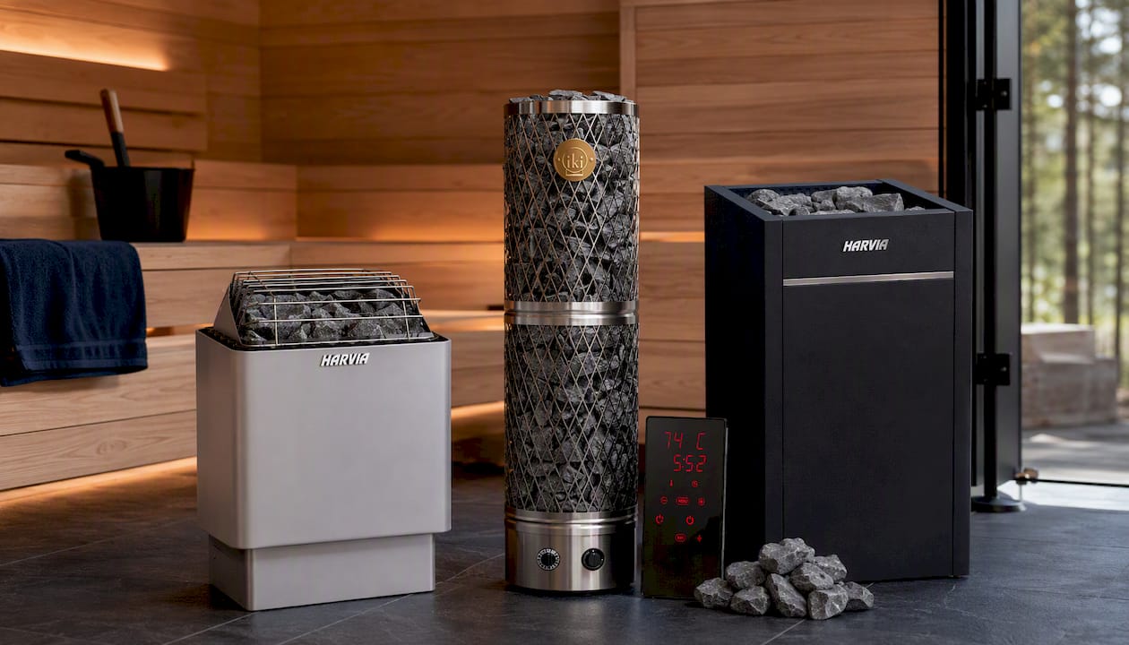 Harvia Kip45W Heater Package wifi w/stones