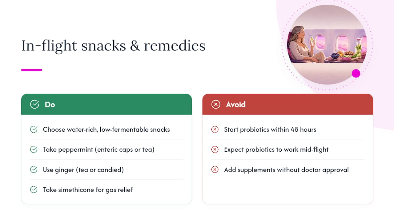 Snacks and Remedies That Actually Help — overview diagram