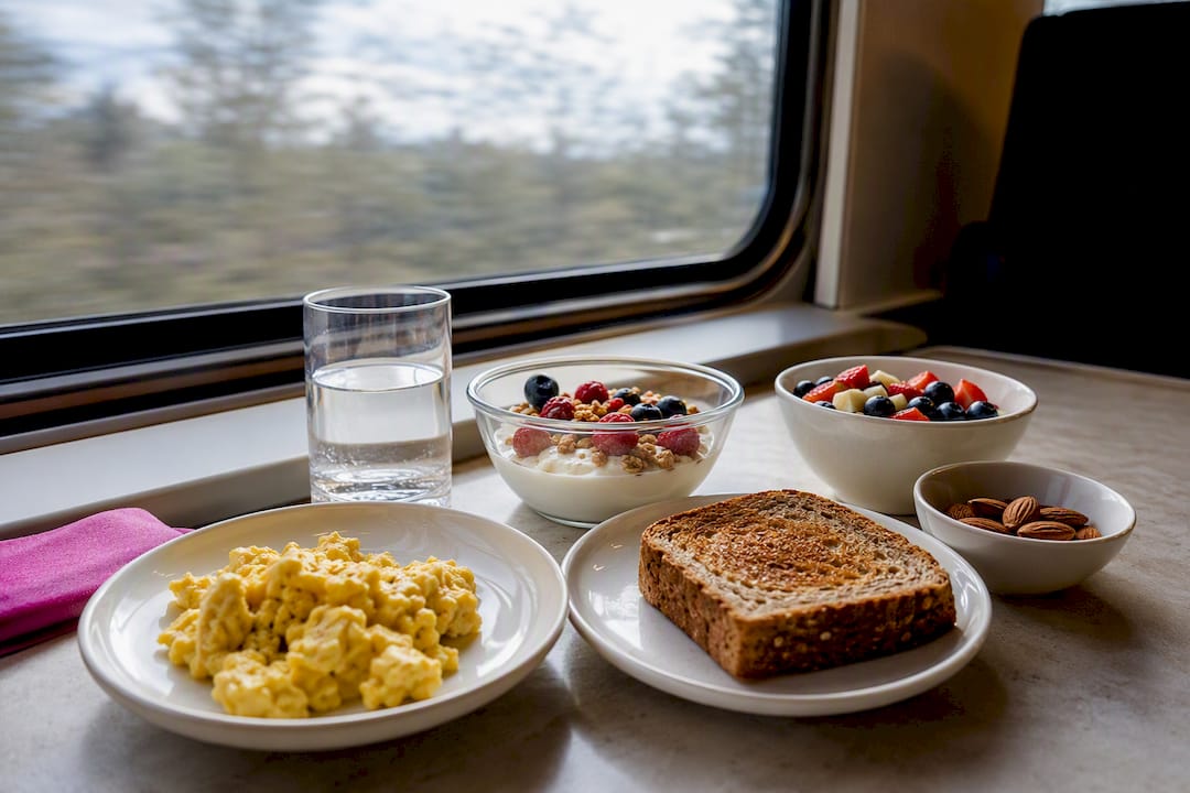 Balanced protein and fiber travel breakfast