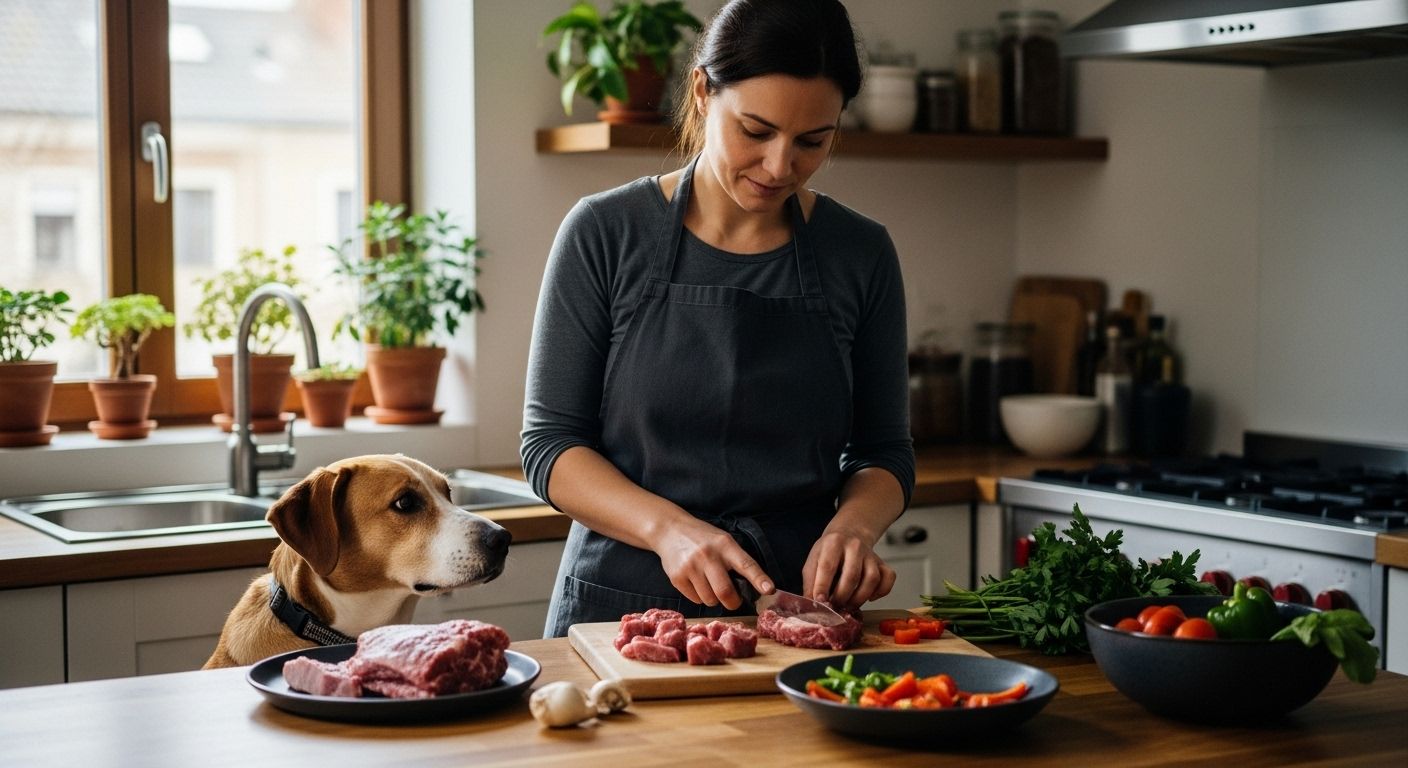 natürliche Hundeernährung Alltag