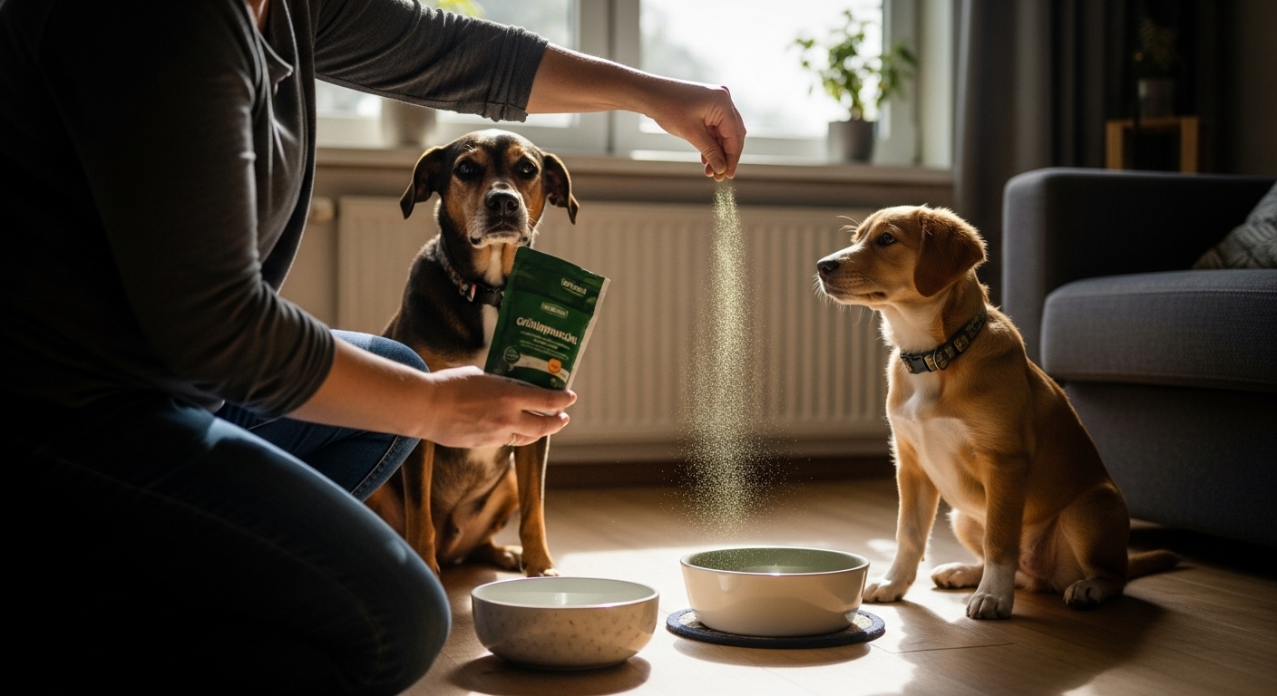 Hund Futter Grünlippmuschelpulver Anwendung