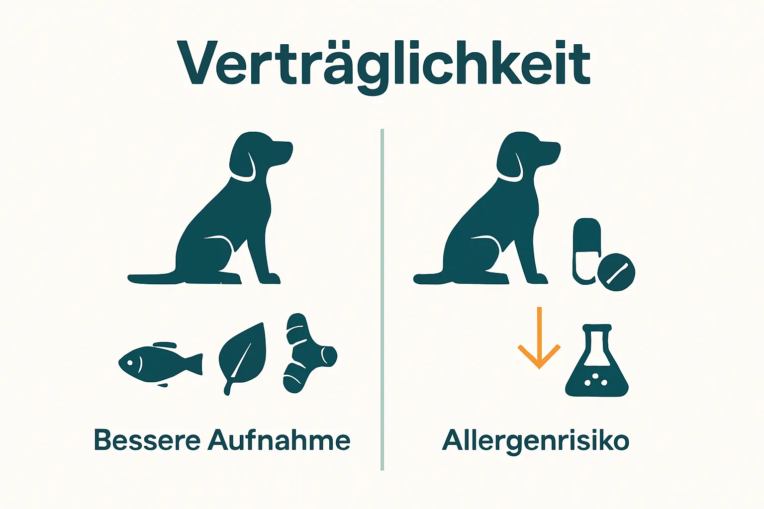 Comparison of natural vs. synthetic dog supplement absorption