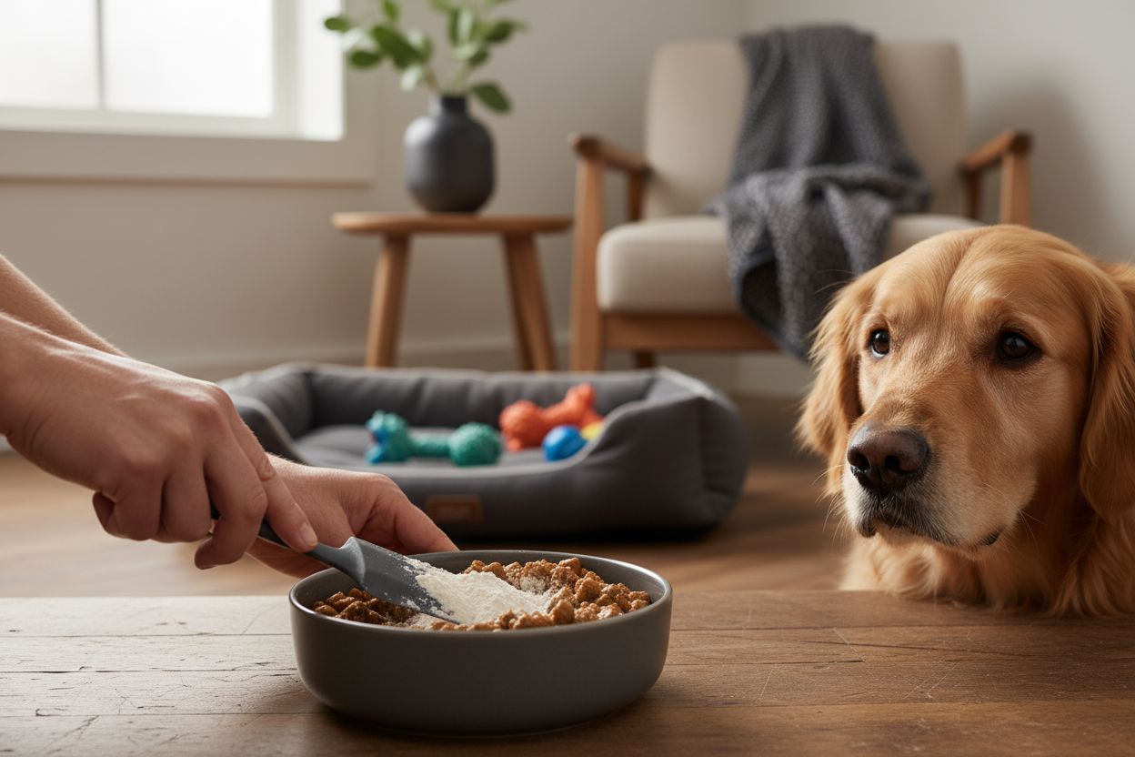 Hund Futter Mischung Supplement