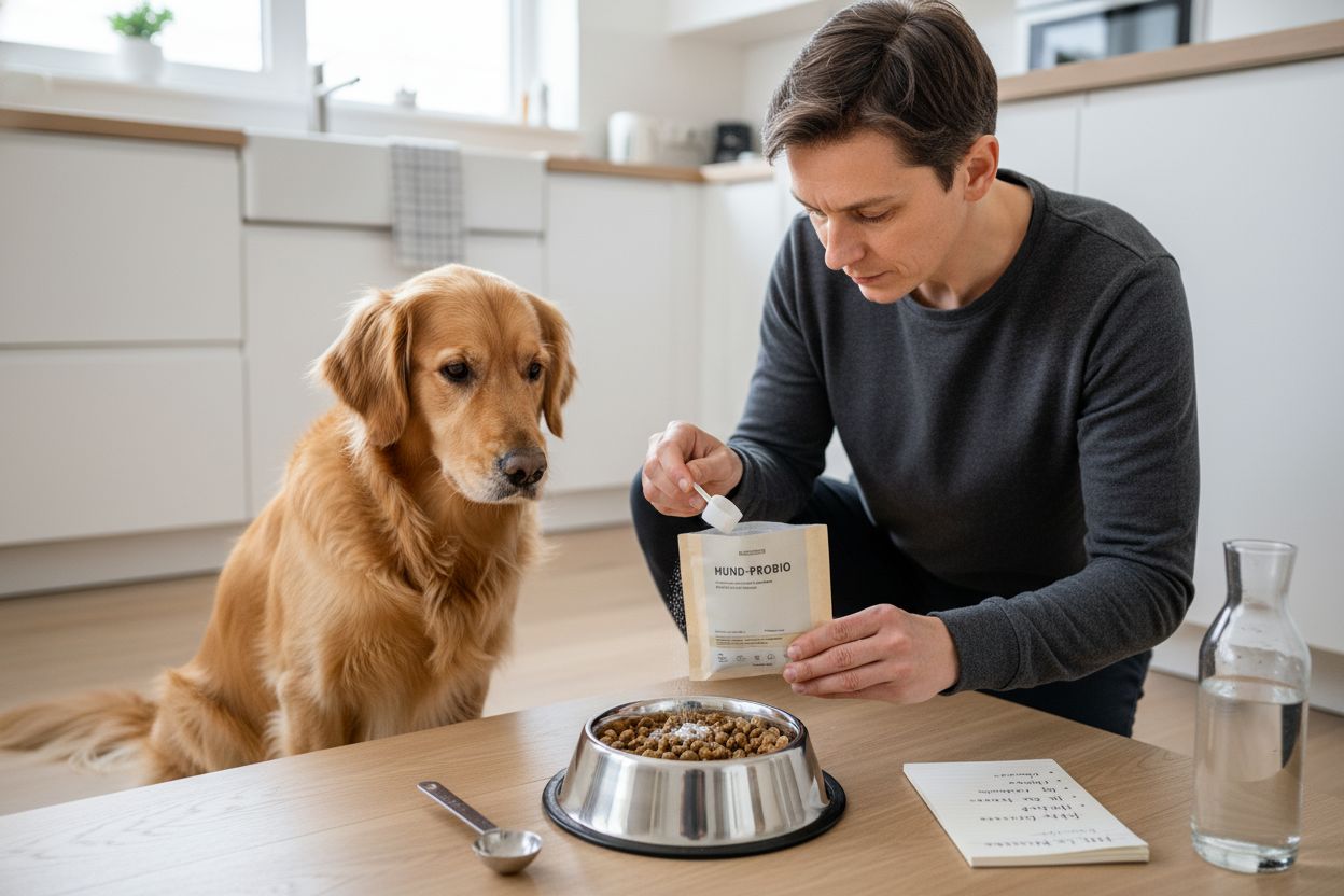 Probiotika ins Hundefutter geben