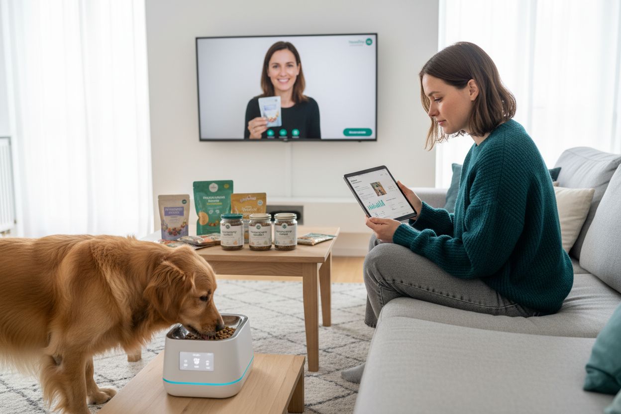 moderne Hundefütterung zuhause