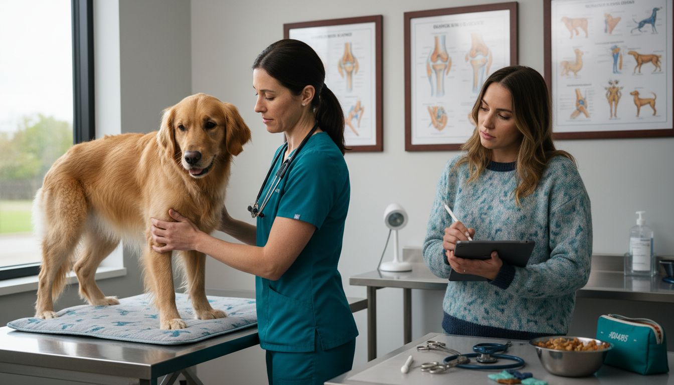 Tierarzt Hund Gelenkuntersuchung