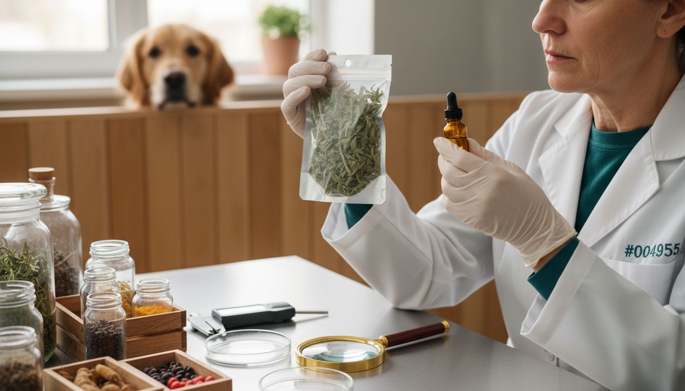 Experte prüft Naturstoffe für Hunde