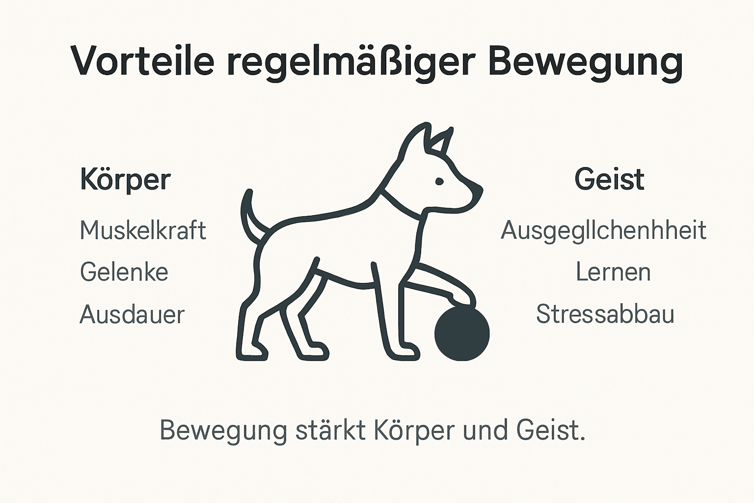 Infografik: So beeinflussen Gelenke das Verhalten von Hunden