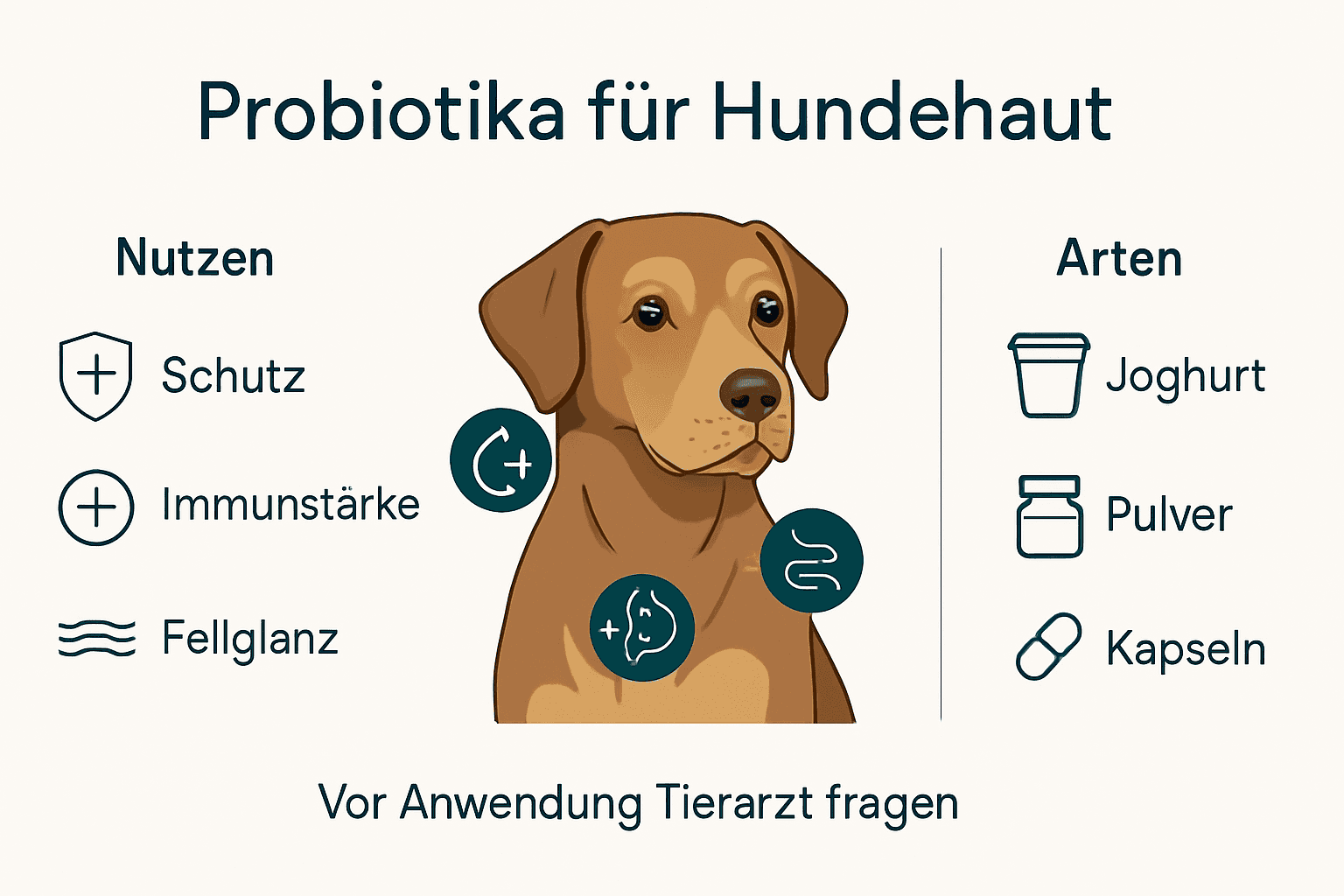 Übersicht: Wie Probiotika die Hautgesundheit Ihres Hundes unterstützen können
