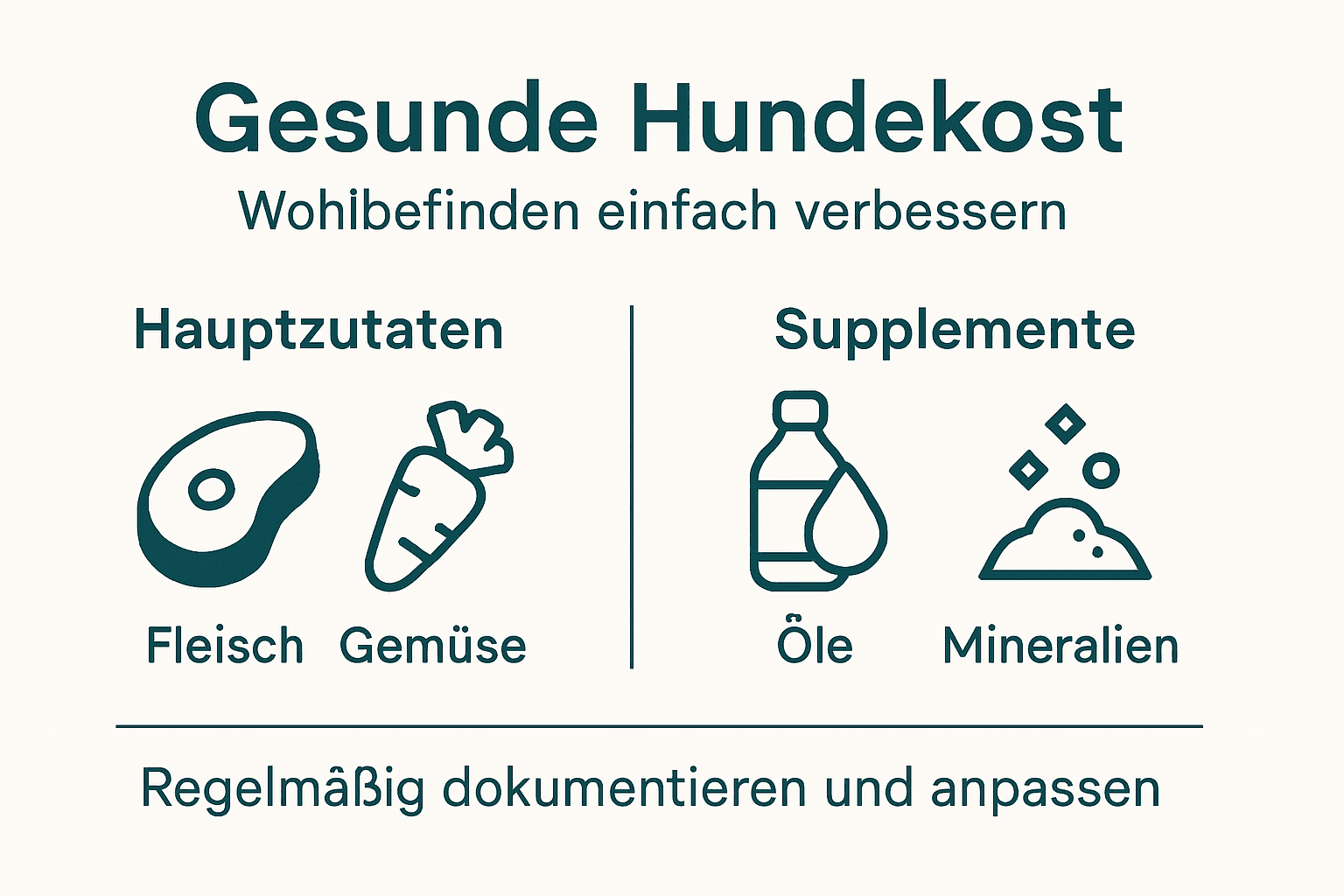 Übersicht: Wichtige Zutaten für Hundefutter und praktische Tipps für die Zubereitung