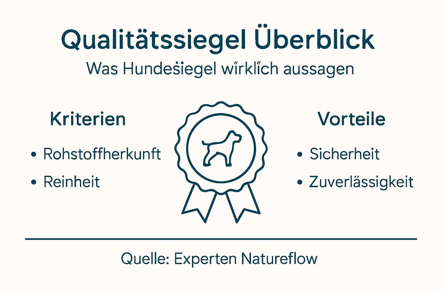 Übersicht: Qualitätssiegel und Nutzen von Nahrungsergänzungsmitteln für Hunde auf einen Blick