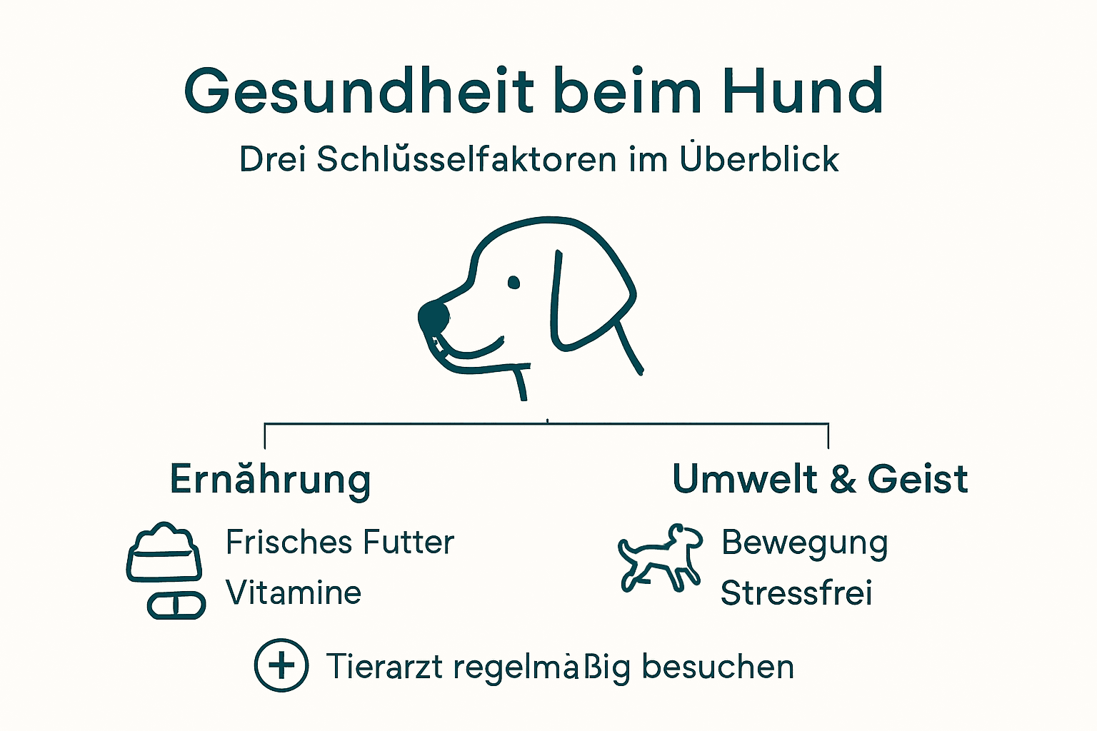 Übersicht: Wichtige Einflüsse auf die Gesundheit Ihres Hundes