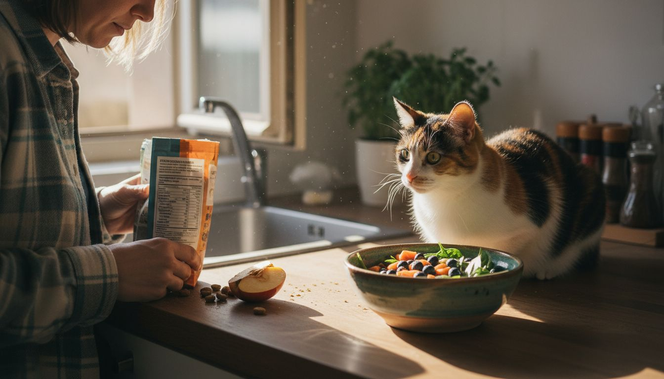 Die Katze entdeckt natürliche Quellen für Antioxidantien.