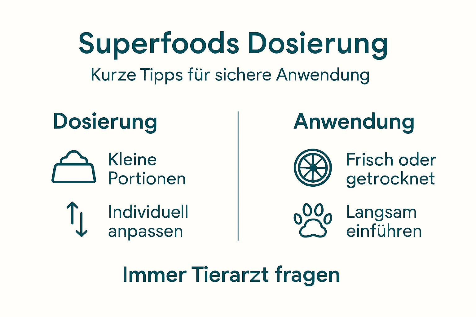 Übersicht: Superfoods für Hunde – Dosierung und praktische Tipps zur Anwendung