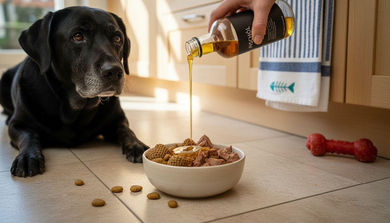 Hundefutter mit Omega-3-Fettsäuren aus Fischöl anreichern