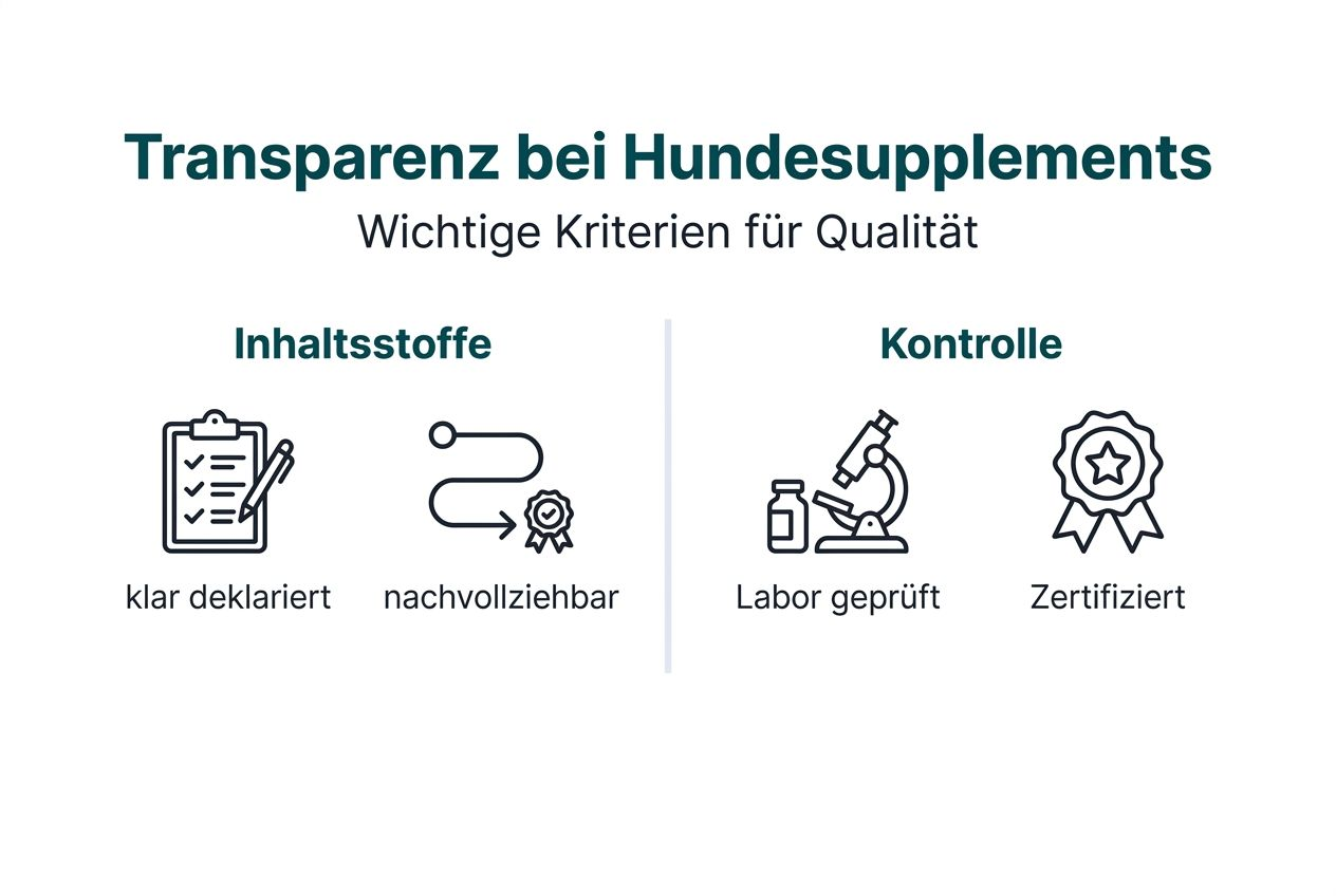 Übersicht: Worauf sollte man bei Nahrungsergänzungsmitteln in Sachen Transparenz achten?