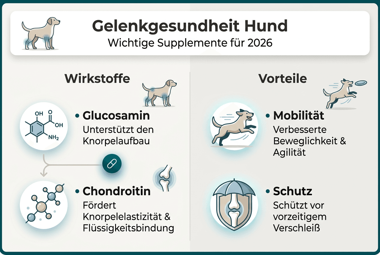 Infografik: Nahrungsergänzungsmittel für gesunde Gelenke und ihre Vorteile